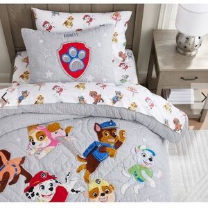 Kids' Gray Paw Patrol Bedding Set